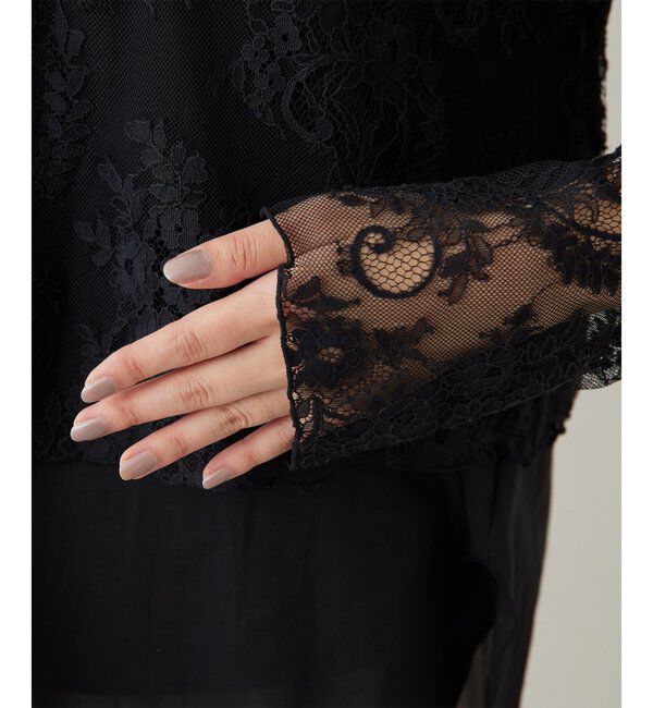  「レイヤードレースブラウス」|シャツ・ブラウス|