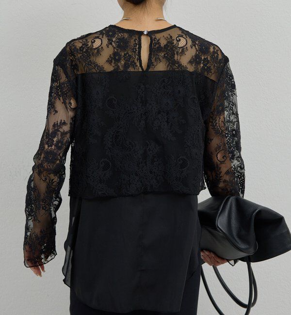  「レイヤードレースブラウス」|シャツ・ブラウス|