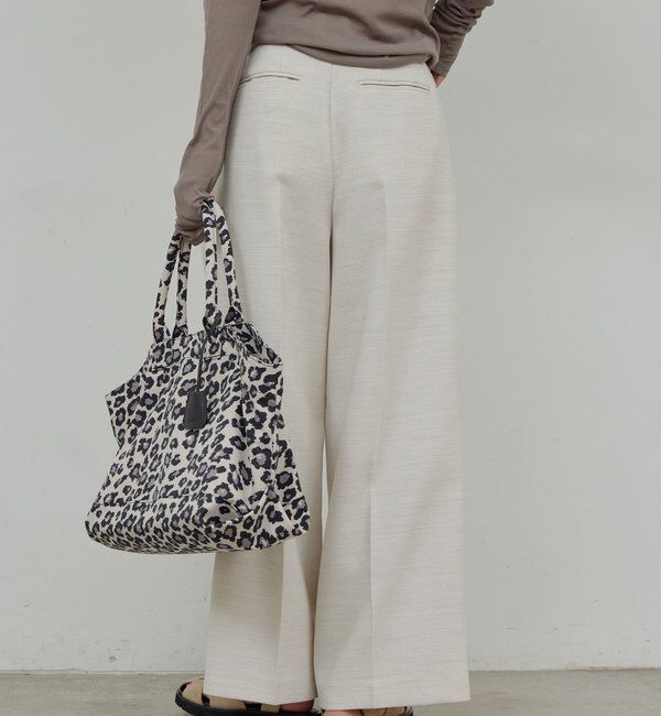  「【セットアップ対応】ダブルクロスワイドパンツ」|チノ|