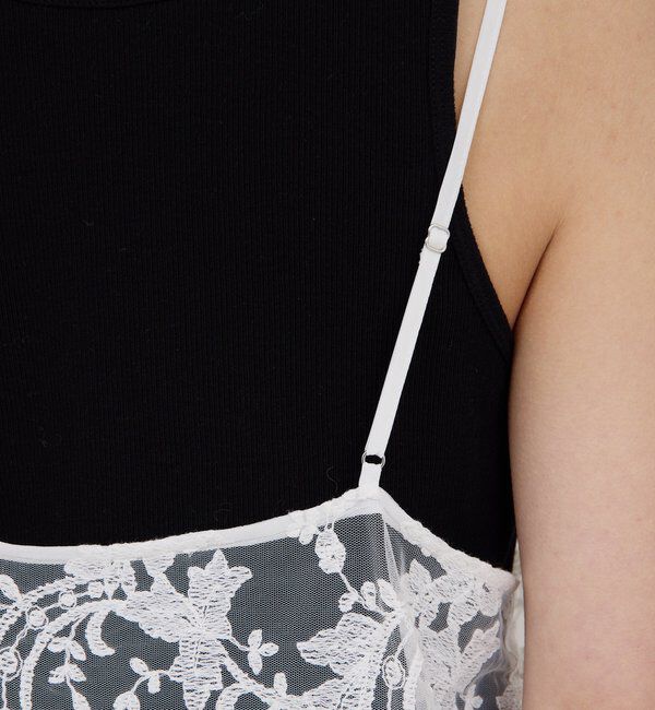  「シアーレースキャミワンピース」|ワンピース|