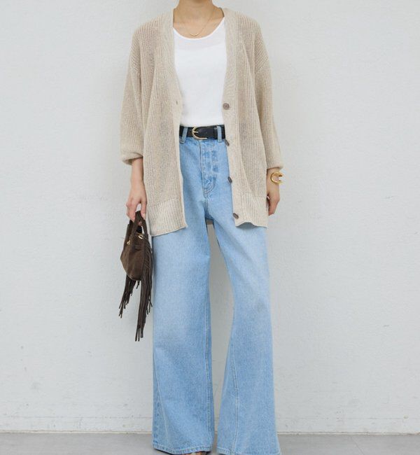  「MIXヤーンカーデ」|ニット・セーター|