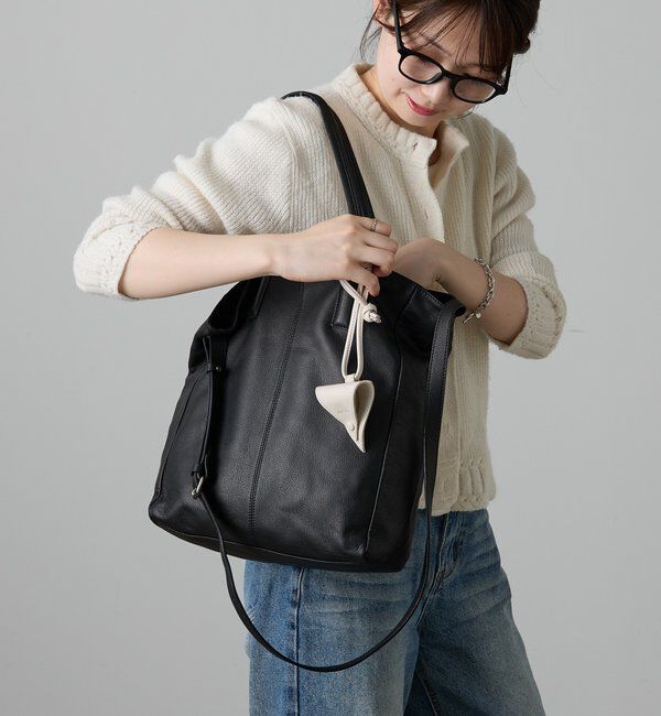  「レザー2WAYトートバッグ」|トートバッグ|