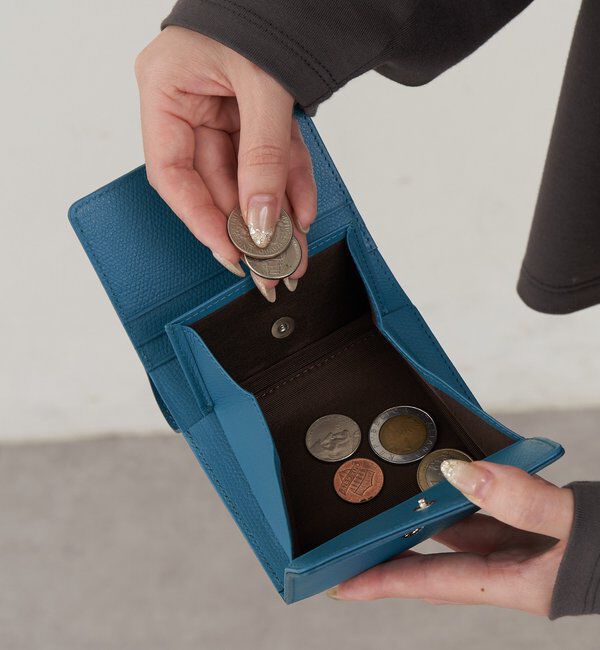  「プレートレザーギャルソンウォレット」|財布|