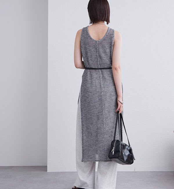  「メッシュニットタンクワンピース」|ワンピース|