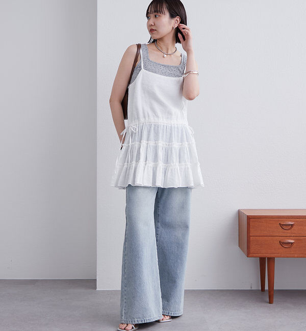  「ティアードキャミチュニック」|シャツ・ブラウス|