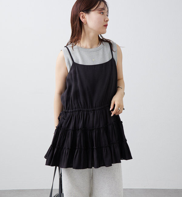  「ティアードキャミチュニック」|シャツ・ブラウス|