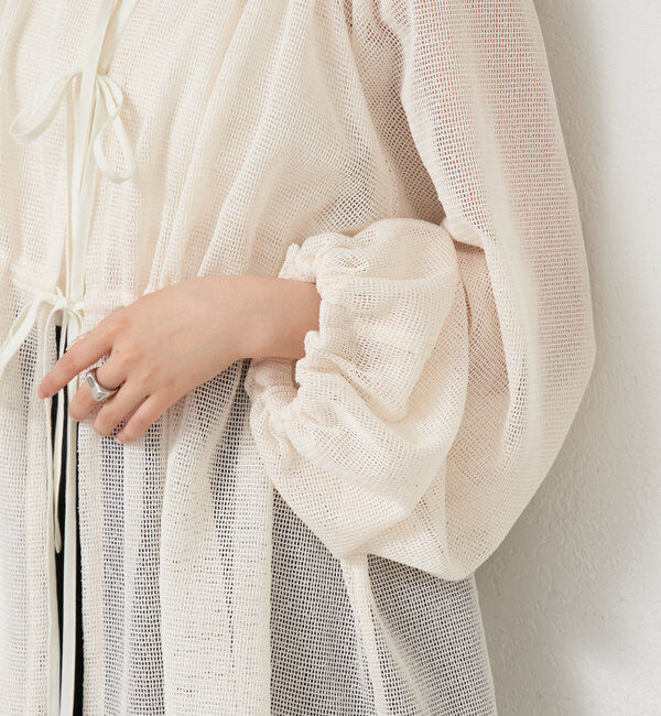  「メッシュリボンブラウス」|シャツ・ブラウス|