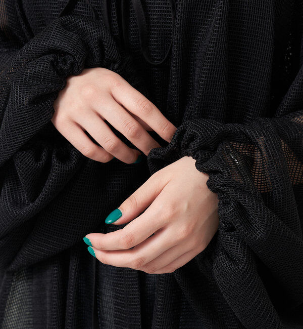  「メッシュリボンブラウス」|シャツ・ブラウス|