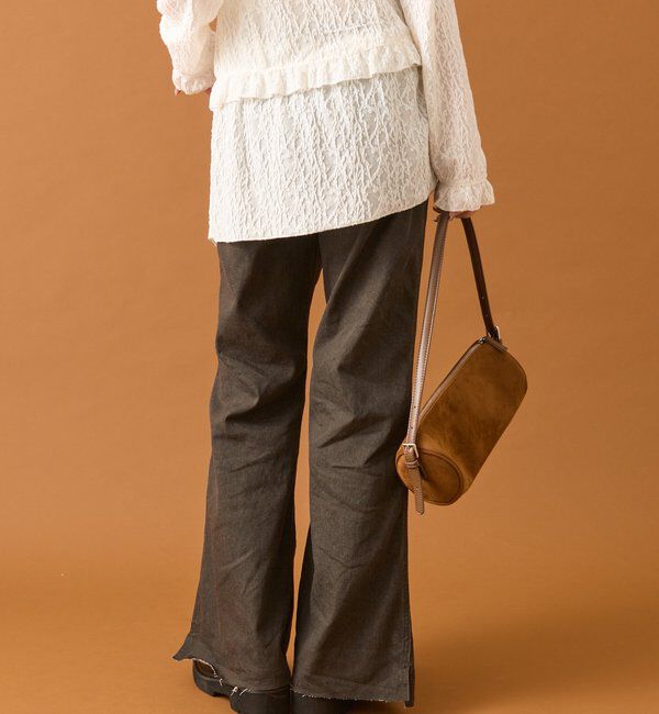  「スリットフレアデニム」|デニム|