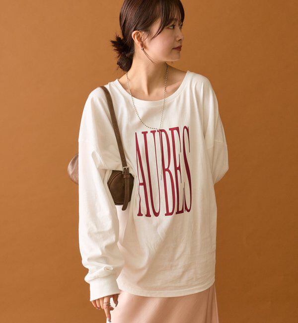  「BIGロゴロングTシャツ」|Tシャツ・カットソー|