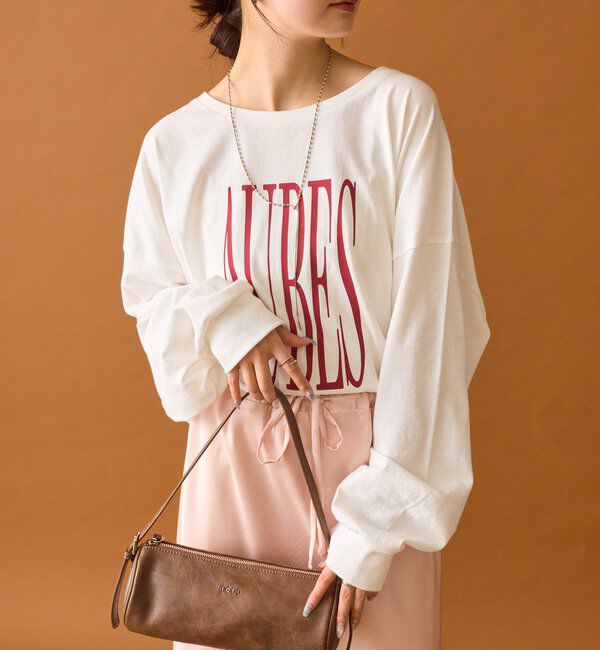  「BIGロゴロングTシャツ」|Tシャツ・カットソー|