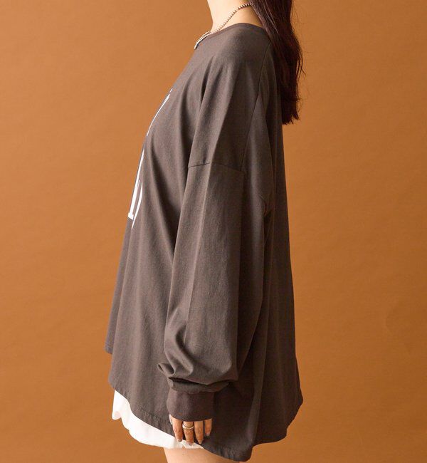  「BIGロゴロングTシャツ」|Tシャツ・カットソー|
