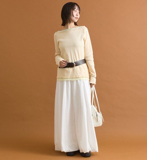  「シアーレイヤードロンT」|Tシャツ・カットソー|