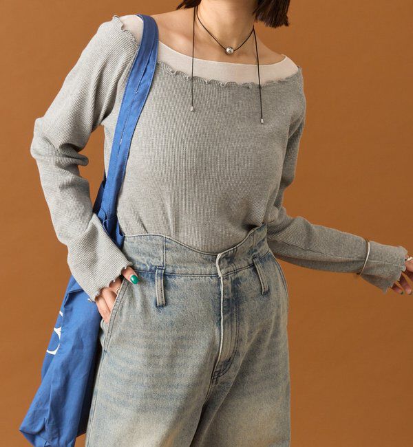  「シアーレイヤードロンT」|Tシャツ・カットソー|