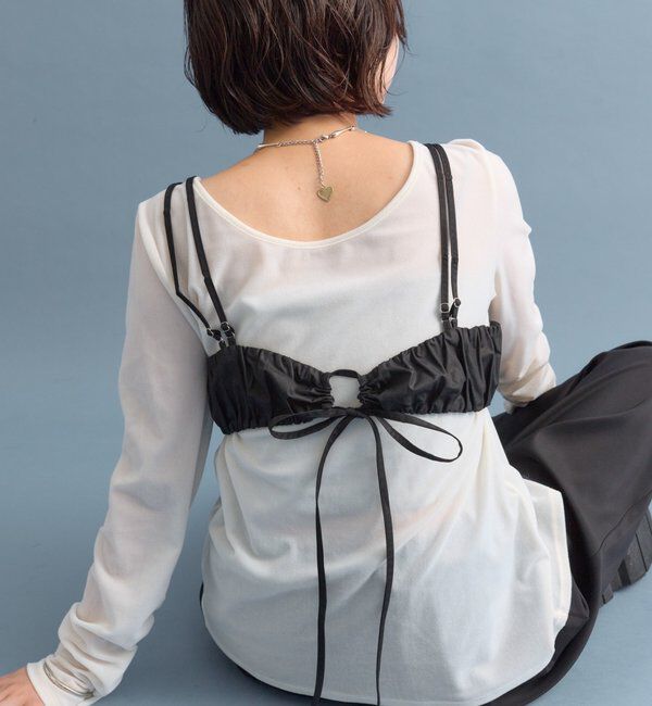  「ギャザービスチェ SETトップス」|Tシャツ・カットソー|