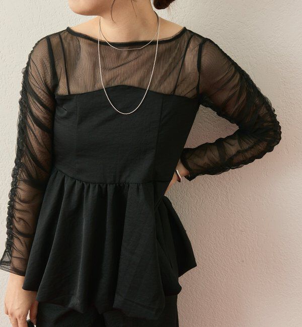  「【@aoiikegaya企画】チュール切替ペプラムSET UP」|チノ|