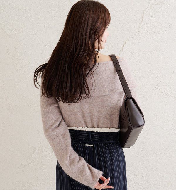  「ワンショルデザインニット」|ニット・セーター|