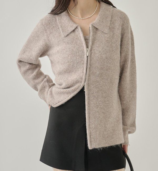  「ビスチェ付き ダブルＺＩＰカーディガン」|カーディガン|