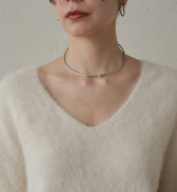  「FURカシミヤVニット」|ニット・セーター|