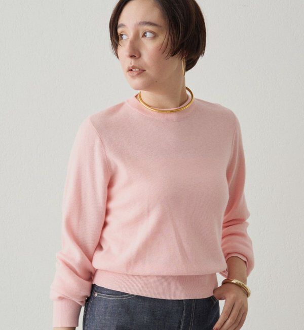  「ウールカシミヤクルーニット」|ニット・セーター|