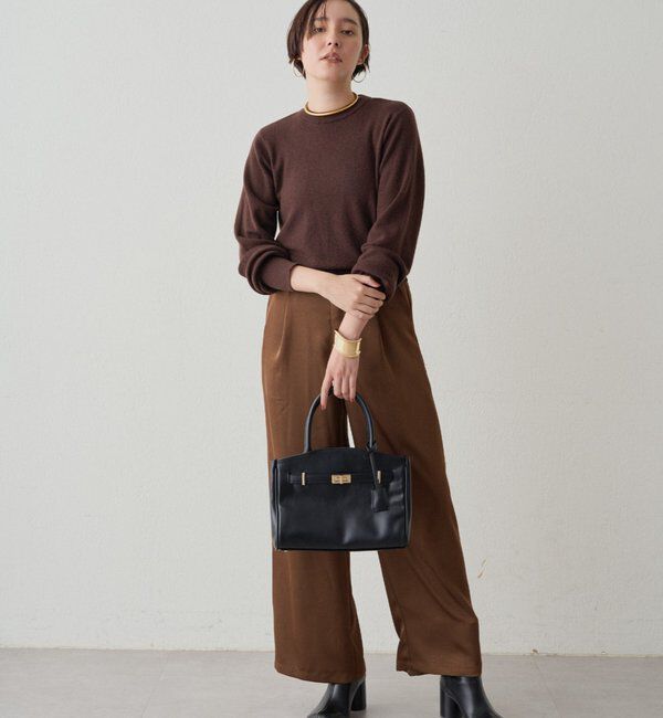  「ウールカシミヤクルーニット」|ニット・セーター|