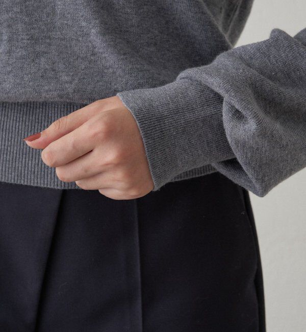  「ウールカシミヤクルーニット」|ニット・セーター|