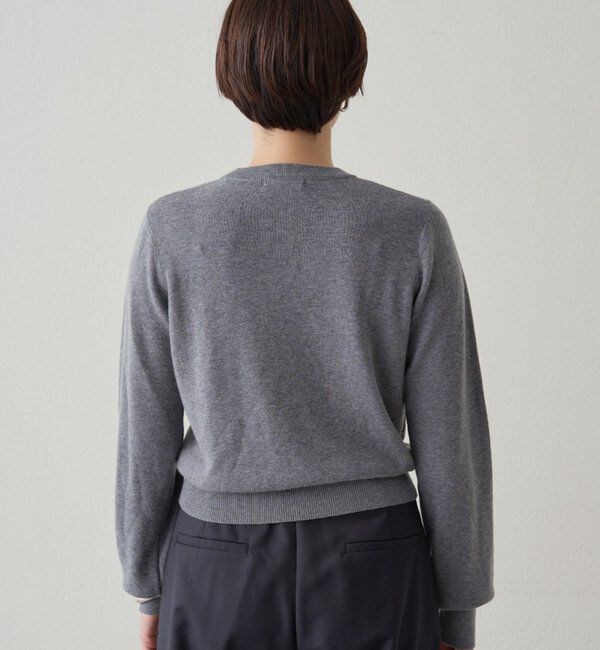  「ウールカシミヤクルーニット」|ニット・セーター|