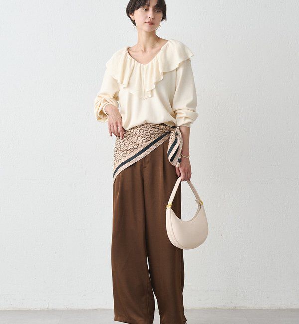  「フリルカラーニット」|ニット・セーター|