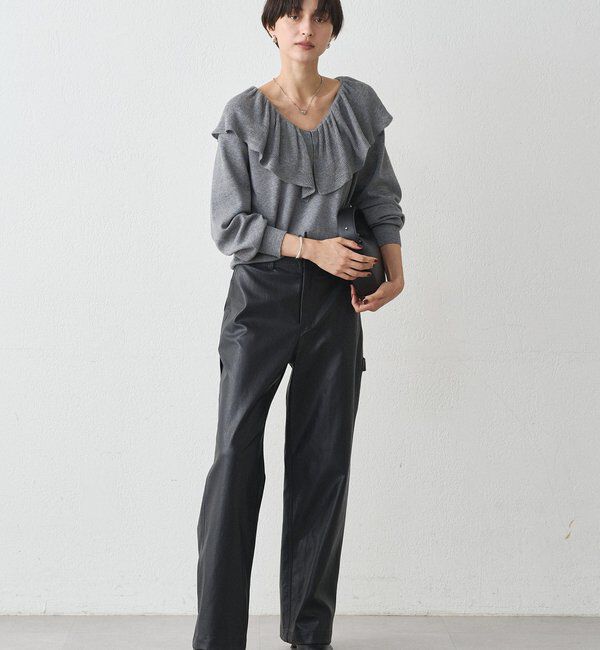  「フリルカラーニット」|ニット・セーター|