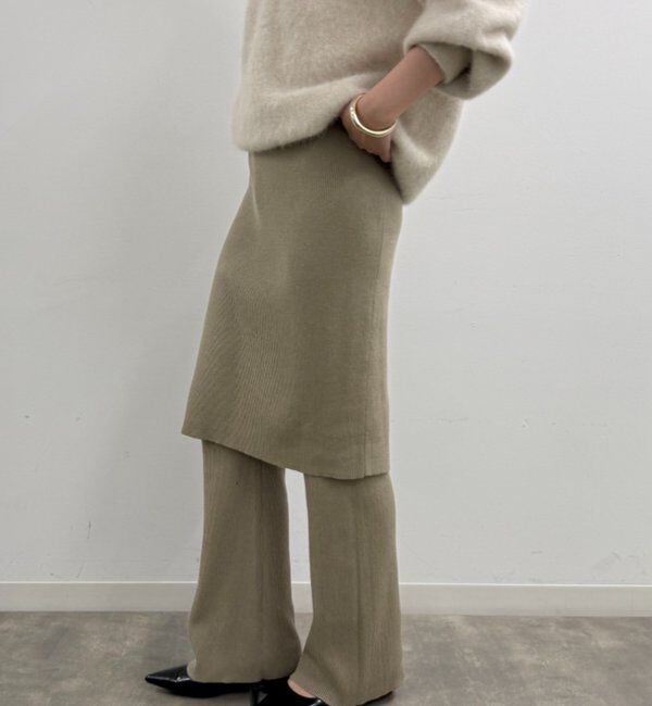  「ニットスカート+パンツセット」|チノ|