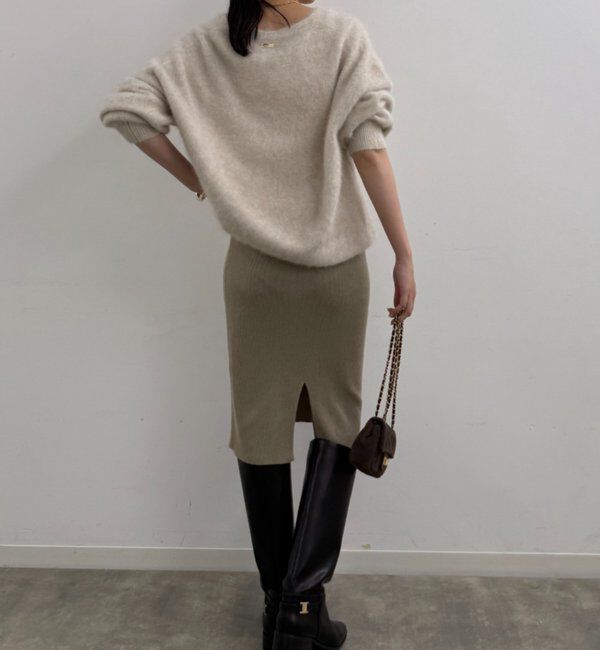  「ニットスカート+パンツセット」|チノ|