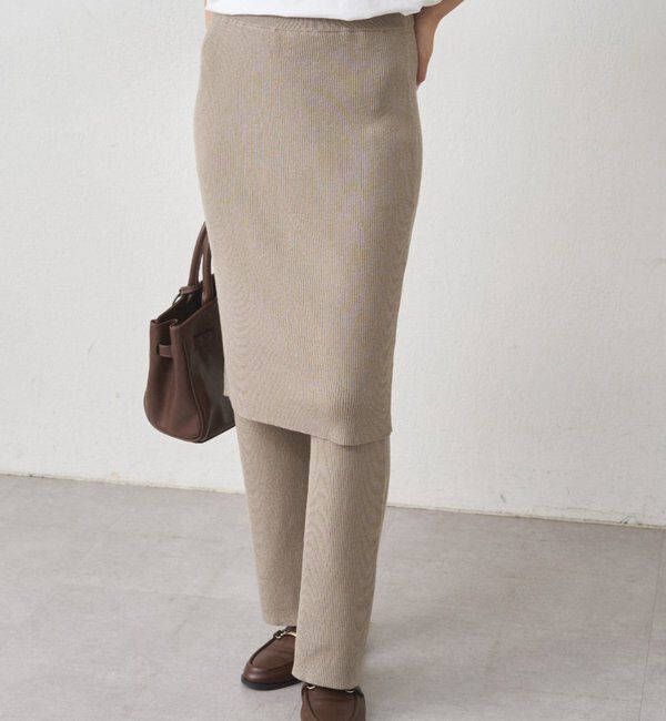  「ニットスカート+パンツセット」|チノ|