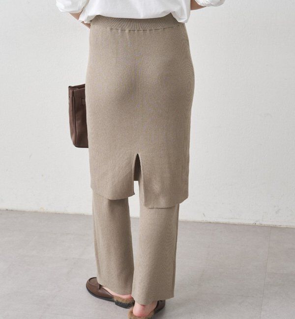  「ニットスカート+パンツセット」|チノ|