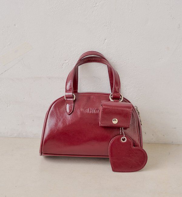  「【REVIVAL/WEB限定】チャーム付ミニボストンバッグ」|ボストンバッグ|