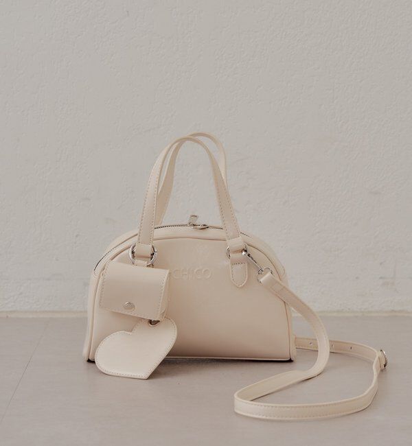  「【REVIVAL/WEB限定】チャーム付ミニボストンバッグ」|ボストンバッグ|