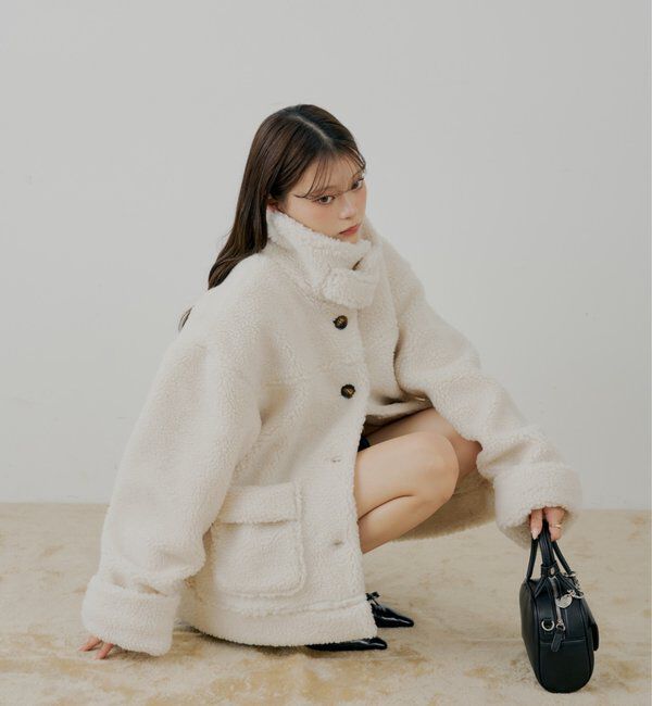  「2wayスタンドムートンルーズジャケット」|その他|