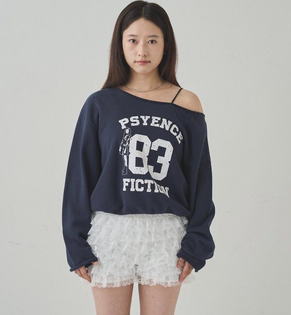  「ELLIOTT NUMBERIHG ONE-SHOULDERSWEATSHIRT」|Tシャツ・カットソー|