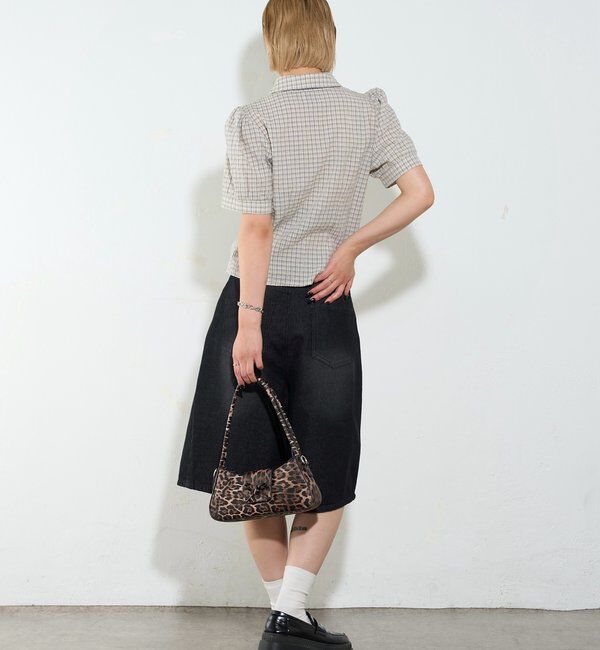  「パフスリーブギャザーブラウス」|シャツ・ブラウス|