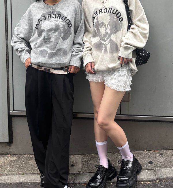  「【Sourcream】 GREAT FIGURE SWEATSHIRT」|Tシャツ・カットソー|