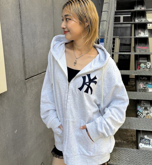  「【KOOKY'N/クーキー】KY LOGOZIPHOODIE」|パーカー|