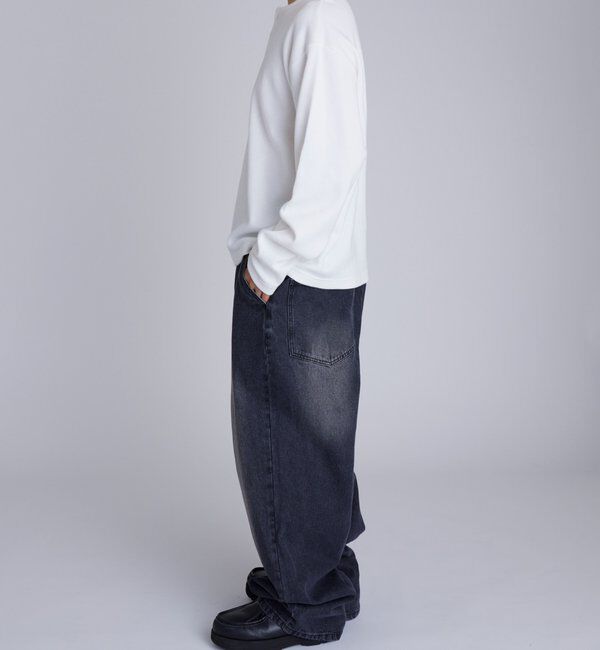  「【Sourcream】Heavy waffle henley tops」|Tシャツ・カットソー|