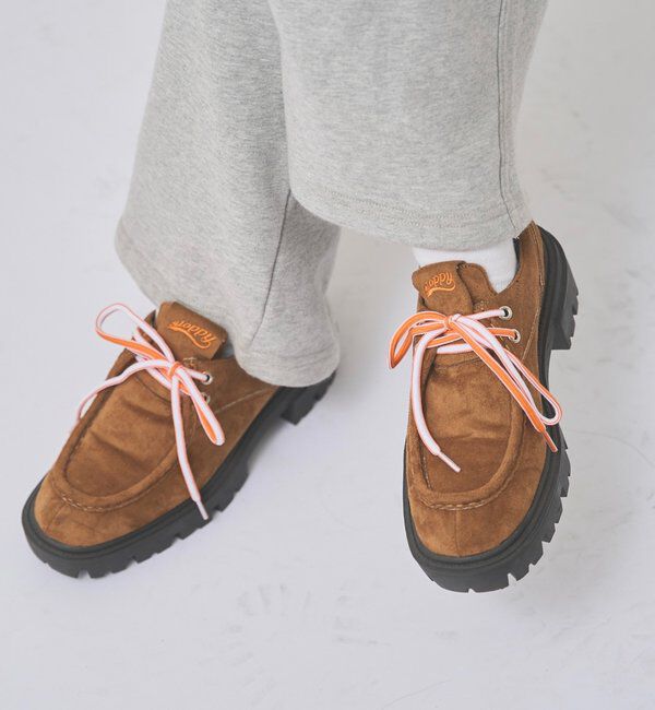  「【SLOPPY】COLOR-BLOCKED PLATFORM LOAFERS」|その他|