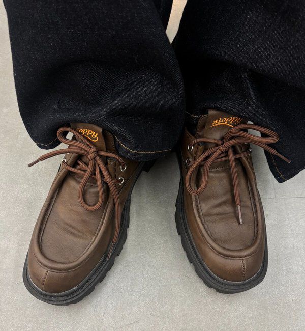  「【SLOPPY】COLOR-BLOCKED PLATFORM LOAFERS」|その他|