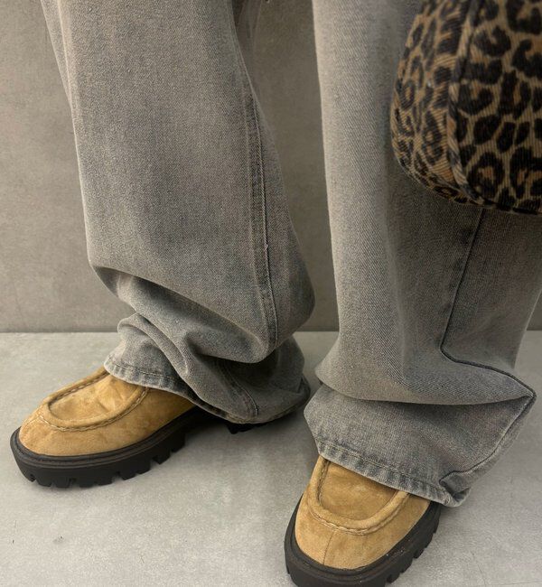  「【SLOPPY】COLOR-BLOCKED PLATFORM LOAFERS」|その他|