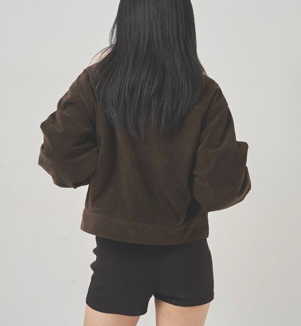  「BOA COLLAR STUDDED SUEDE BLOUSON」|ブルゾン・スタジャン|