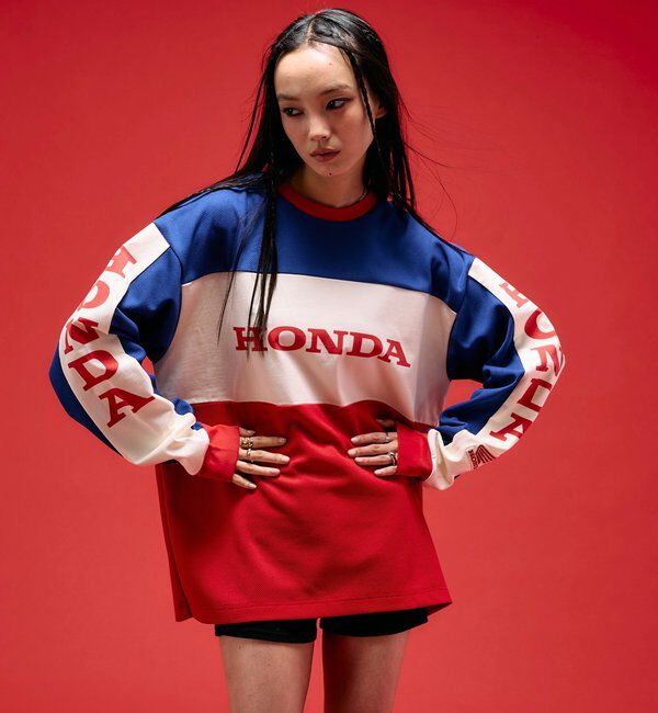  「【HONDA&times;Sourcream】 BMX LONG SLEEVE TEE」|Tシャツ・カットソー|ブルー