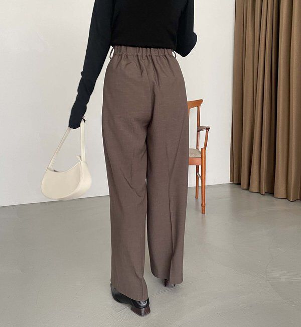  「【累計2万本突破！】【低身長・高身長サイズあり】2タックワイドパンツ」|チノ|