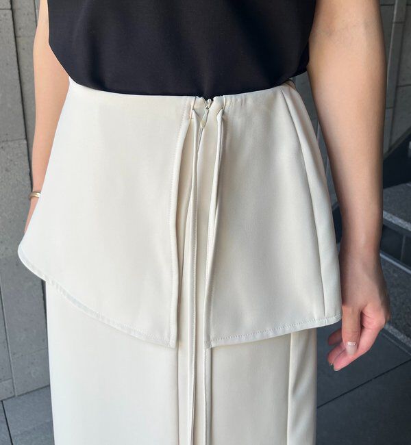  「【腰回りカバー】レイヤードマキシスカート」|スカート|