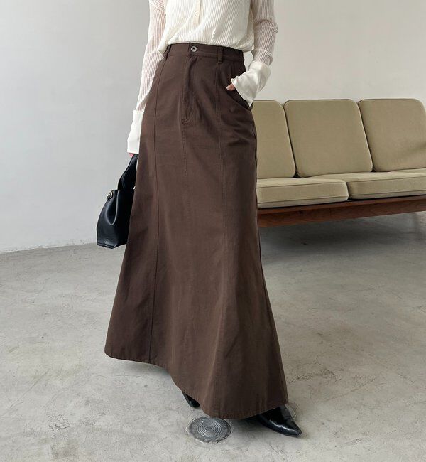  「【セットアップ対応】コットンフレアスカート」|スカート|