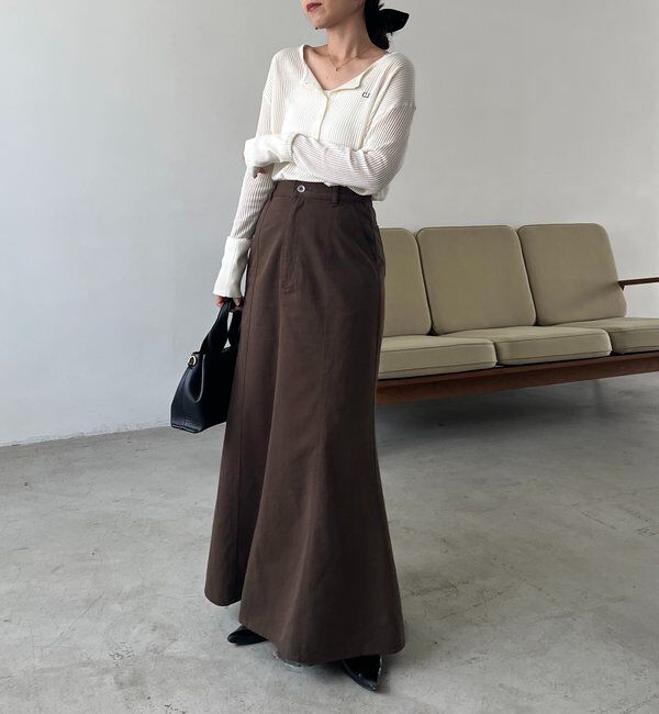  「【セットアップ対応】コットンフレアスカート」|スカート|